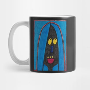 Woman with Blue Hair Mug